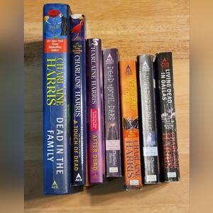 Lot of 6 Sookie Stackhouse vampire HB/PB books good condition